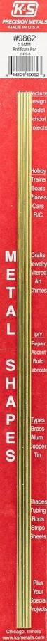 K&S Brass Rod 1.5mm x 300mm (5) 9862